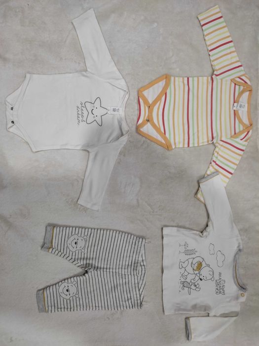 Lote de roupa de 3 a 6 meses