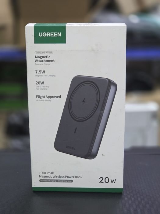 Новый Магнитный Magsafe Павербанк Ugreen PB561 10000 mAh 20 Вт
