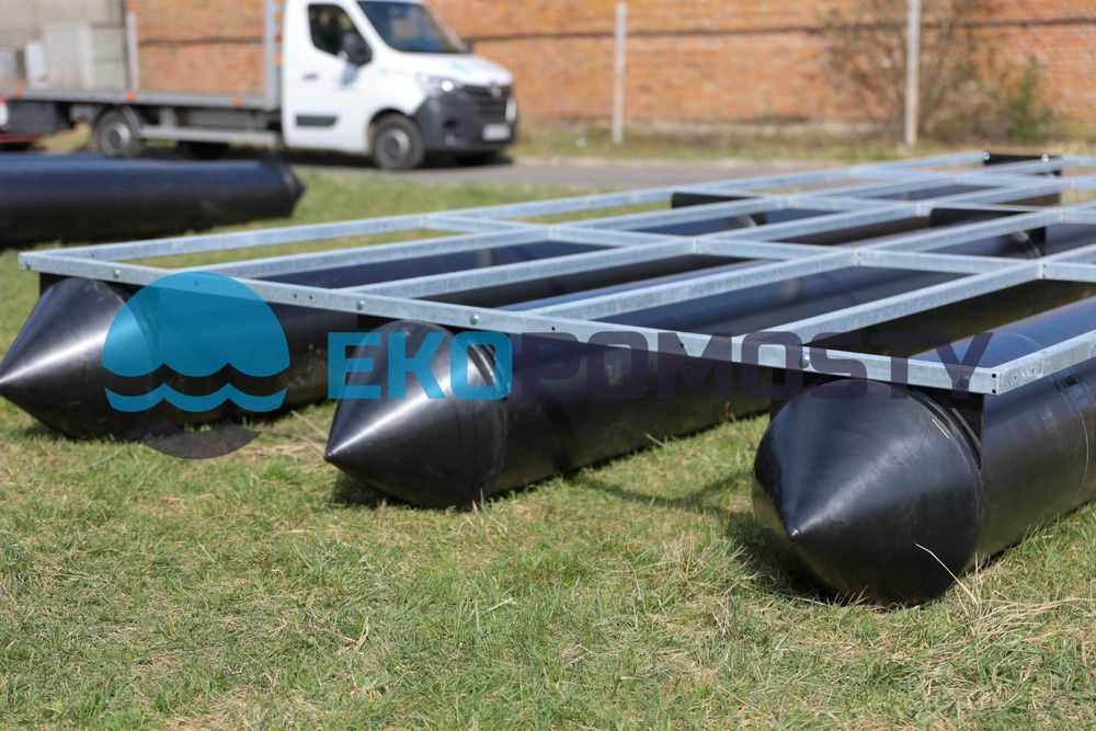 OD RĘKI! - Pomost pływający, platforma pływająca, tratwa 6x2,4m