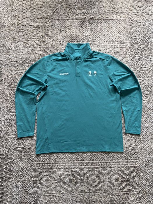 bluzka Salomon longsleeve XXL milano cortina sportswear trekking outdoor premium