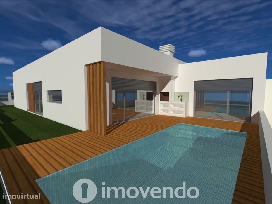 Moradia T3 em final de construção, com piscina, em Fernão Ferro