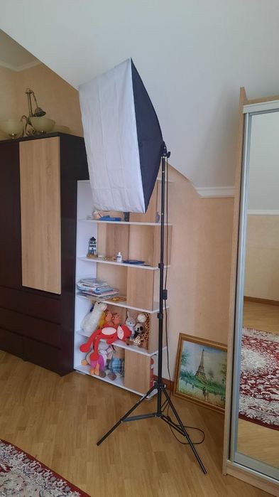 Софтбокс 70 на 50 см зі стійкою 2 м