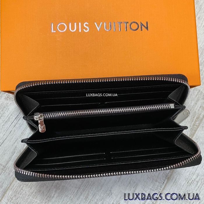 Мужской кожаный кошелек Louis Vuitton Zippy Луи Виттон