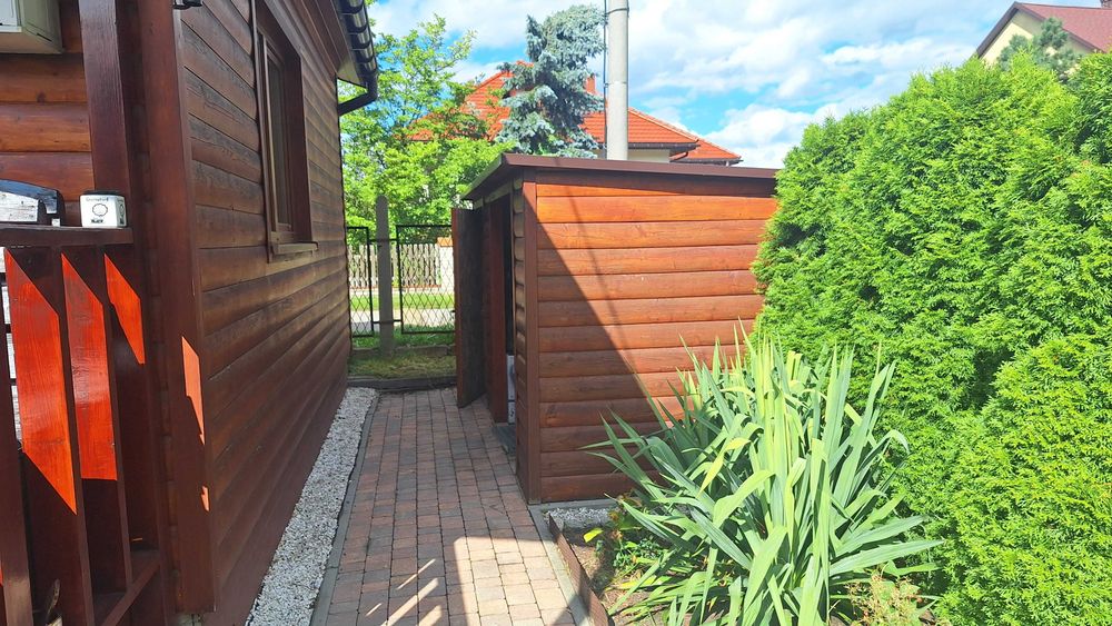 Działka ROD Premium 400m² Lędziny (Ziemowit) – Dom 35m², Kominek, Łazienka
