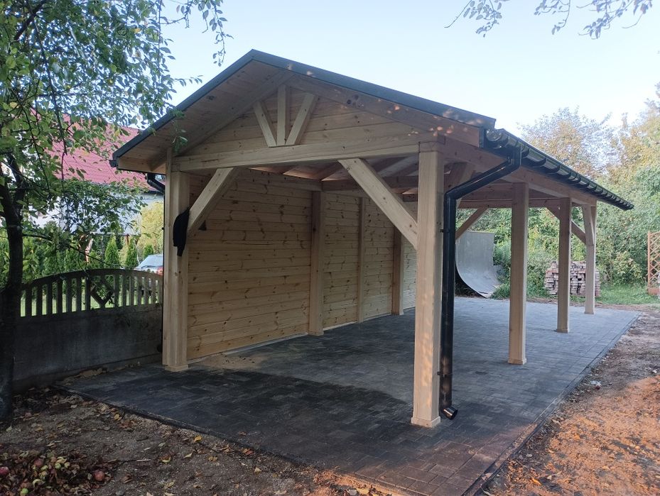 Altana, wiata na samochody