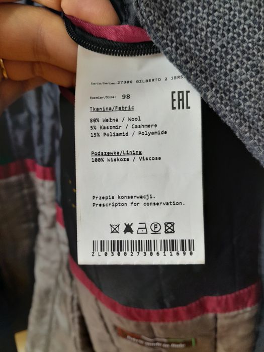 Płaszcz męski zimowy LAVARD rozmiar S(46)