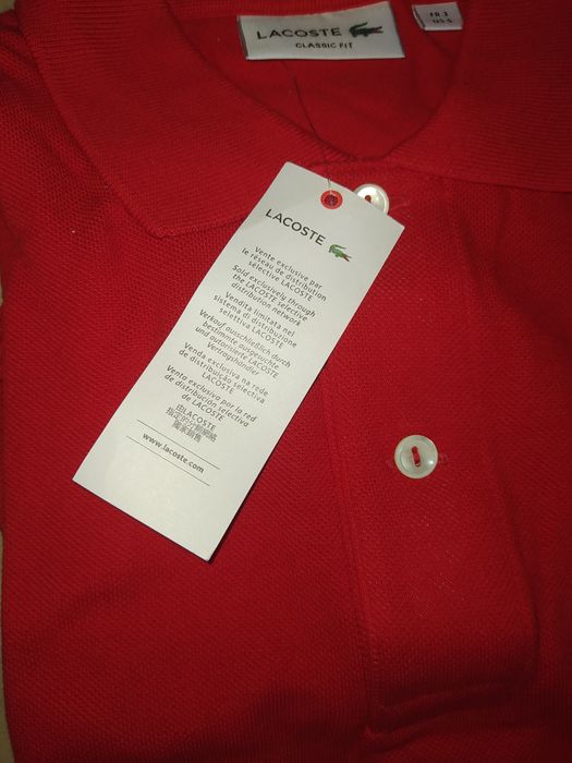 Polo Lacoste Vermelho