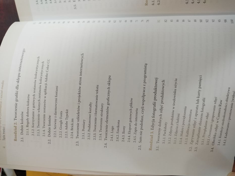 "Photoshop dla e-commerce i docisk media" książka z płytą DVD