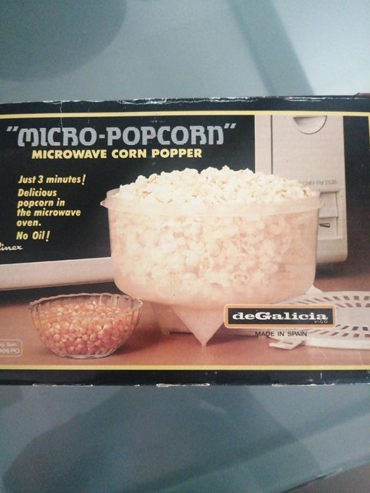 Cesto para microondas Pipocas