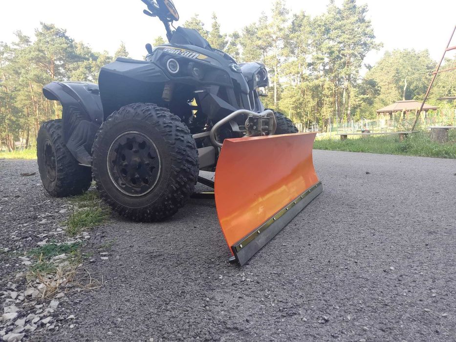Pług śnieżny do Quada nowy montaż click solidny polski producent