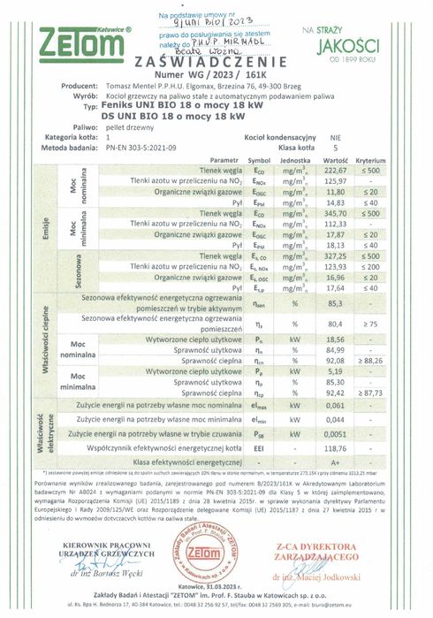 Kocioł Piec na Pellet Drewno Węgiel 5 klasa 18kW 220m2 kotly
