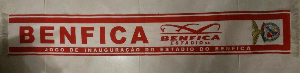 Cachecol do Benfica inauguracao do estadio da Luz