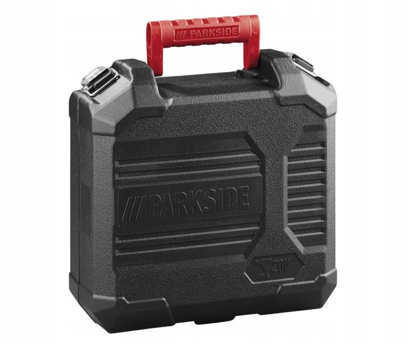 PARKSIDE Wiertarko Wkrętarka Akumulator Ładowarka Walizka Bity Zestaw
