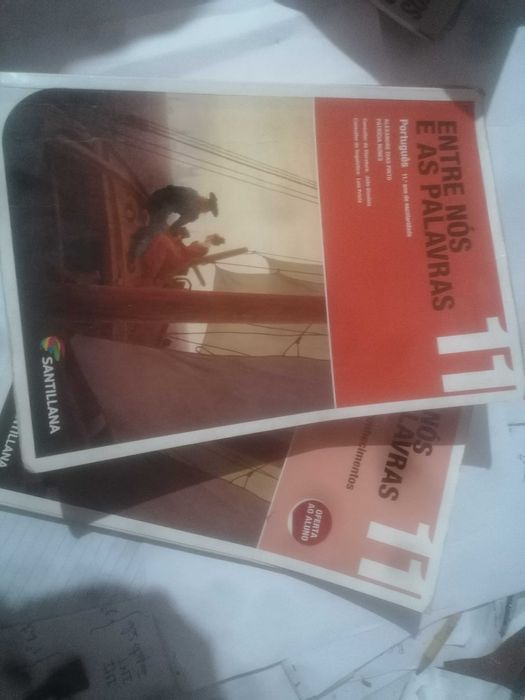 Livro de Português "Entre Nós e as Palavras" 11º Ano Santillana