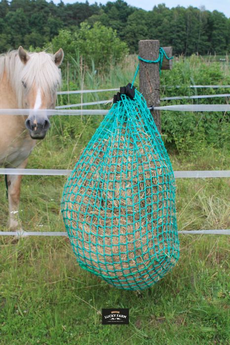 Siatka na siano o oczkach 2,5/4,5/10cm, worek do boksu,presaki,siano