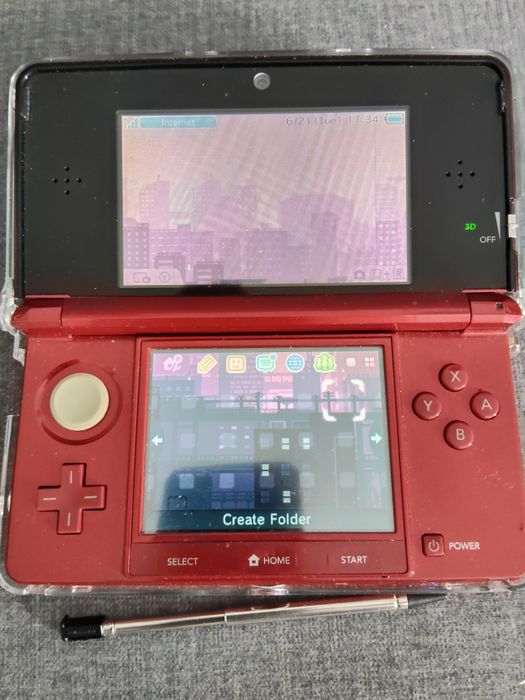 Konsola Nintendo 3DS Mod czerwona