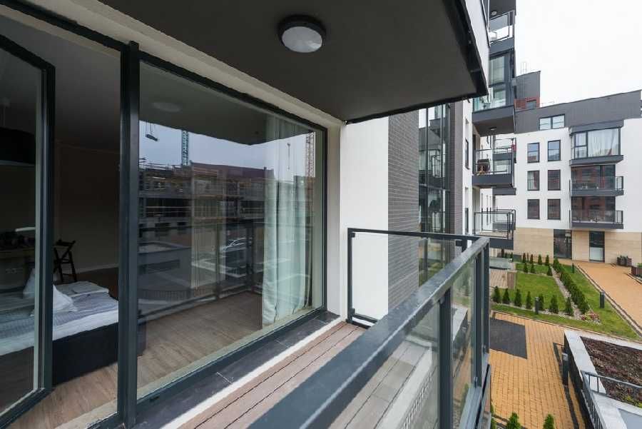 Apartament w centrum - 24m2 ogród BALKON, CHMIELNA PARK