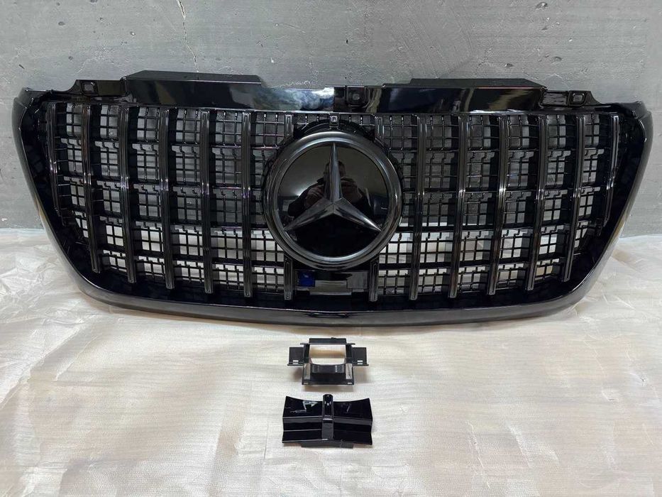 Решітка радіатора Mercedes спрінтер w907 2017-2025 року з сіткою sprinter мерседес W906 Решетка mercedes решотка мерседес спринтер 907 906