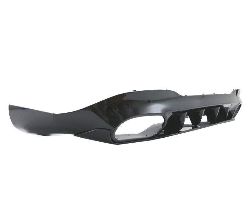 DIFUSOR MERCEDES W118 AMG 19- LOOK CLA35 PRETO BRILHANTE