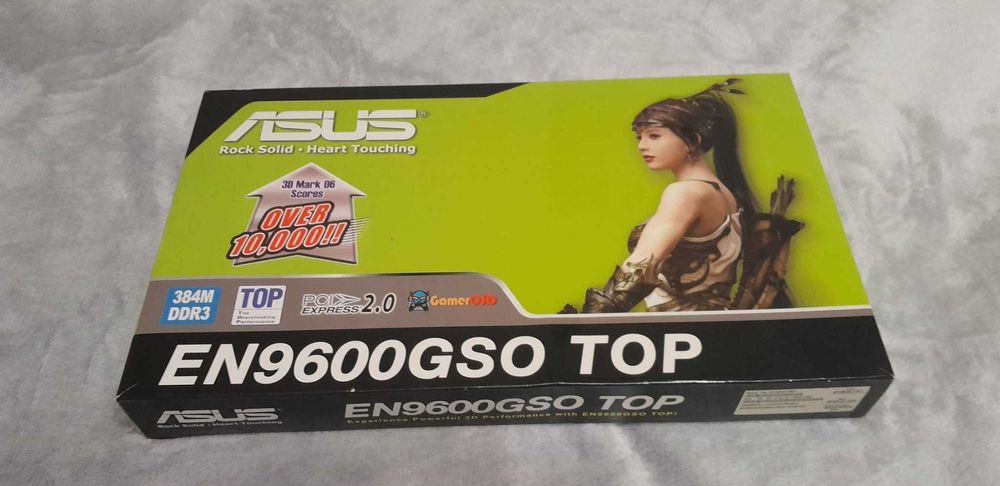 Karta graficzna Asus GeForce 9600GSO uszkodzona
