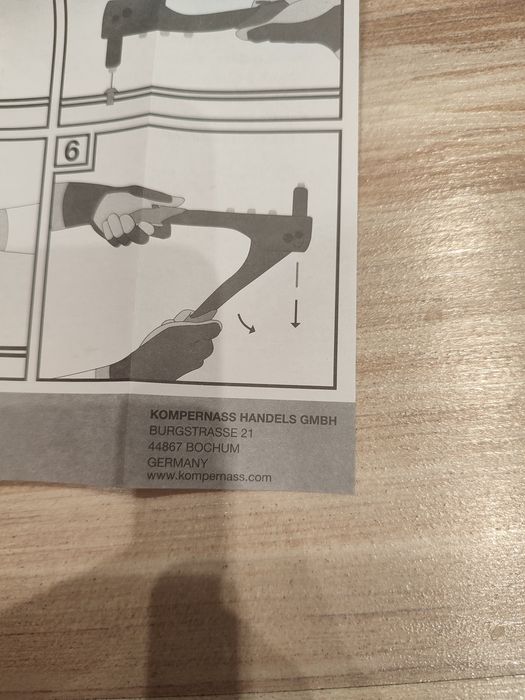 Zestaw nitownica z nutami ręczna Parkside