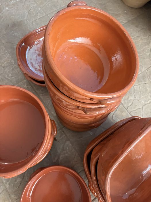 Conjunto de tachos de barro