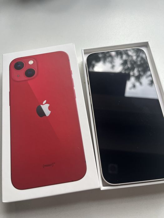 Iphon 13 czerwony piekny 128 pamieci