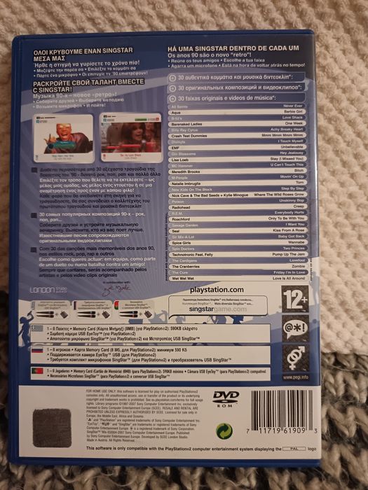 Vende-se Cd Singstar '90s para PlayStation 2