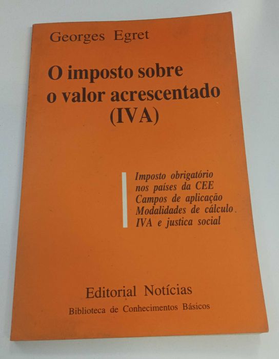O imposto sobre o valor acrescentado (IVA), de Georges Egret