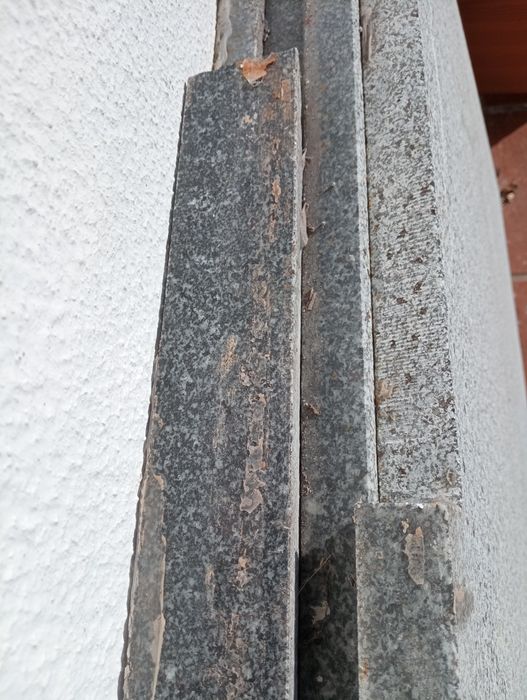 Chapas de granito cinzento para tampos WC ou cozinha