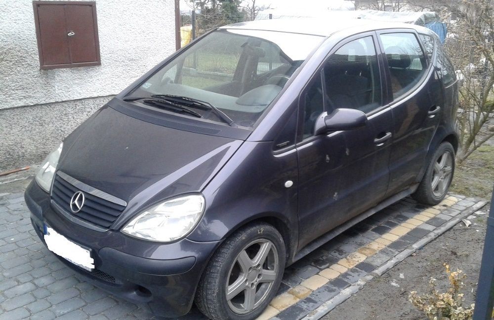 Fotele Przód Tył Kanapa Oparcie Mercedes A-Klasa W168 A168 Maska Lampy