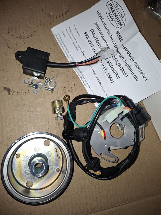 Zaplon iskrownik silnika romet CDI bezstykowy motorynka komar ogar