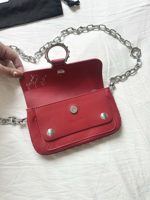 mala bolsa zadig volatire kate moss vermelha limited edition