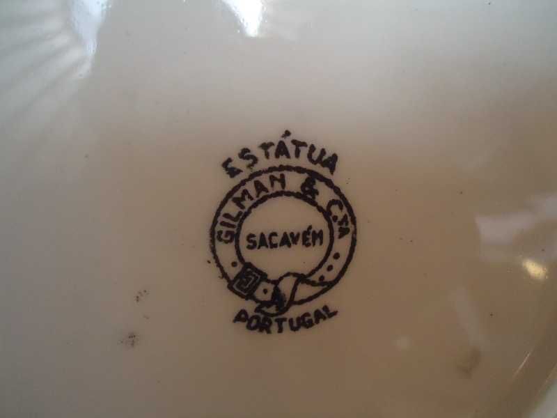 Prato da Fábrica de Loiça de Sacavém - Motivo "Estátua"