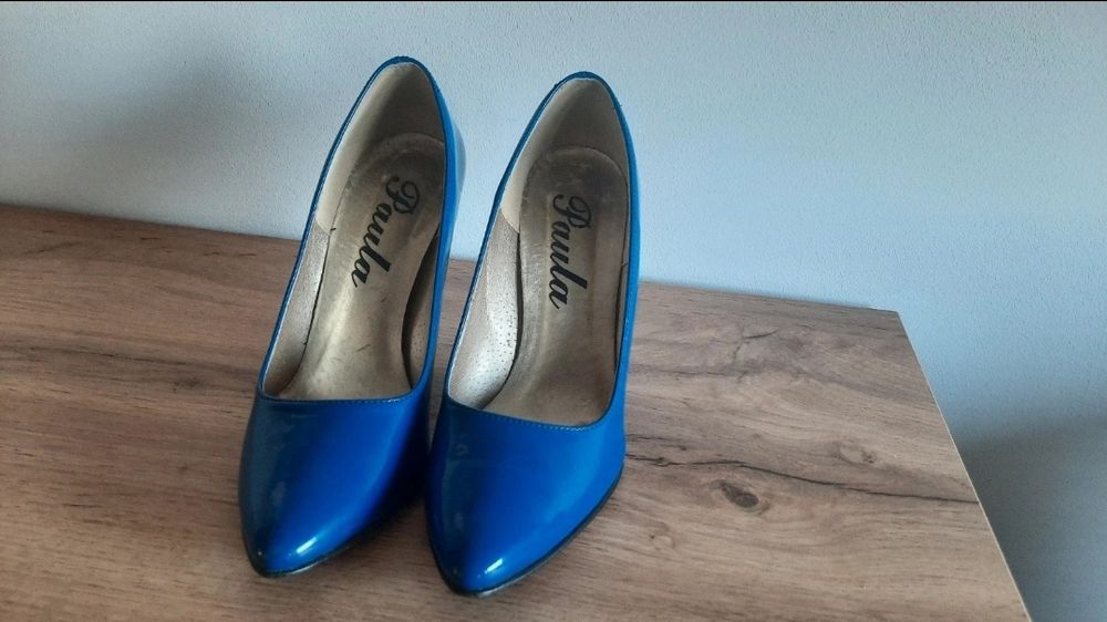 Paula szpilki niebieskie r. 36