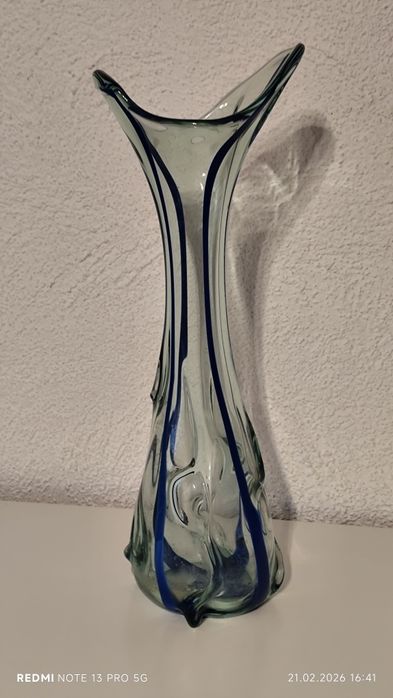 Szkło Kolorowe Wazon Sękacz