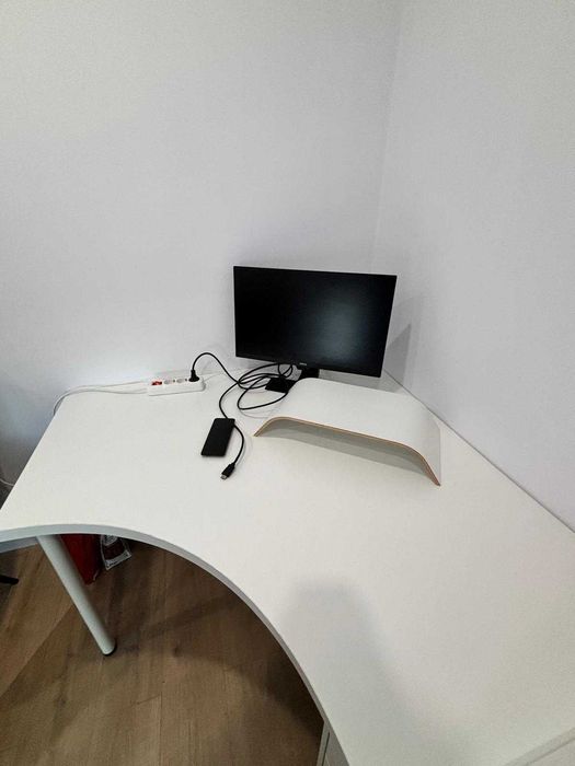 Mesa de Canto Branca (LINNMON IKEA)