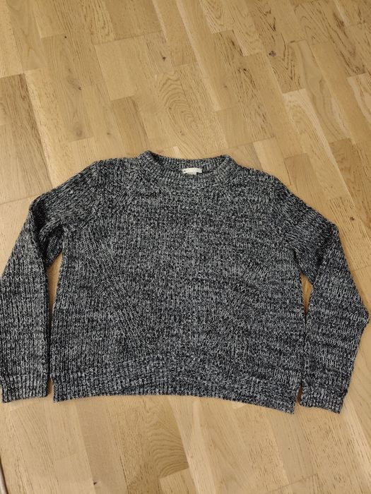 Granatowy sweter H&M rozmiar M