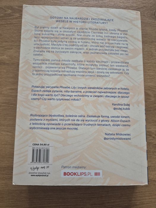 Goście weseli - Alison Espach bestseller new york times