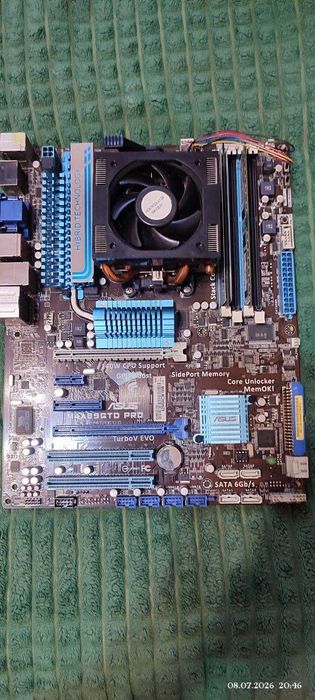Комплект Материнська плата ASUS M4A89GTD PRO (Socket AM3)