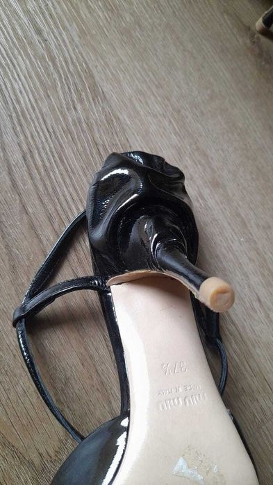 Sandálias salto alto Miu Miu