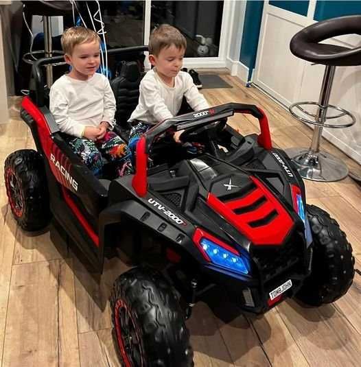 Duże autko JEEP BUGGY RACING A032 4x200W na akumulator!