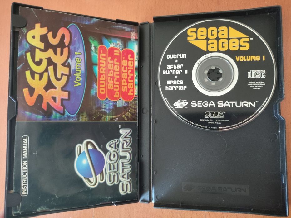 Sega Ages Volume 1 Sega Saturn Completo Original Testado