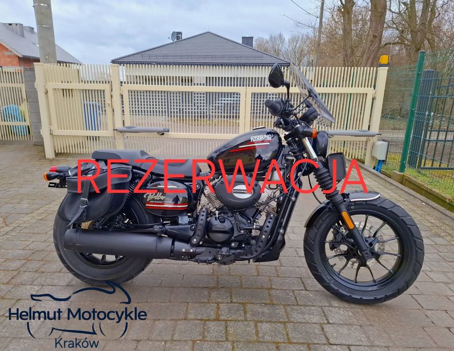 Hyosung GV 300 S Sakwy , piórnik 10500km Idealny Hyosung GV300S Aquila