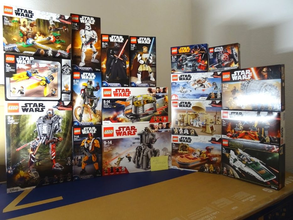 Lego Star Wars - caixas seladas - 76 referências disponíveis
