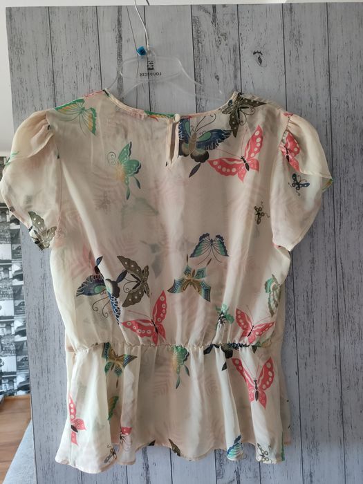 Bluzka damska z motylami 42 SAVIDA
