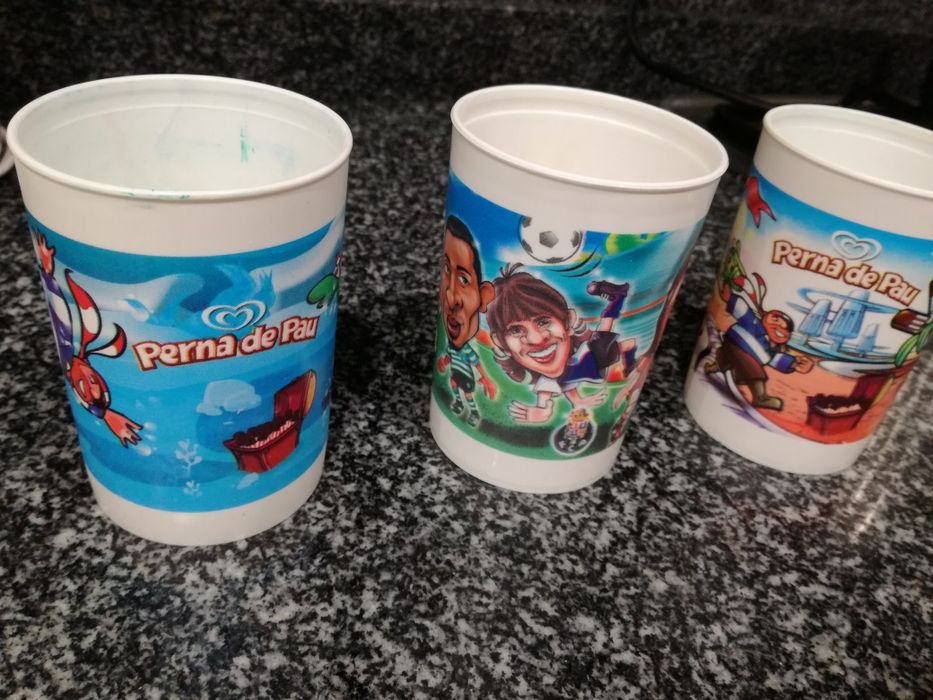 Copo gelado Olá perna de pau para colecionadores