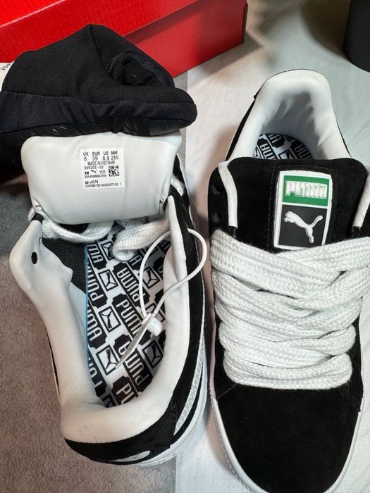 Puma Suede Xl Black White