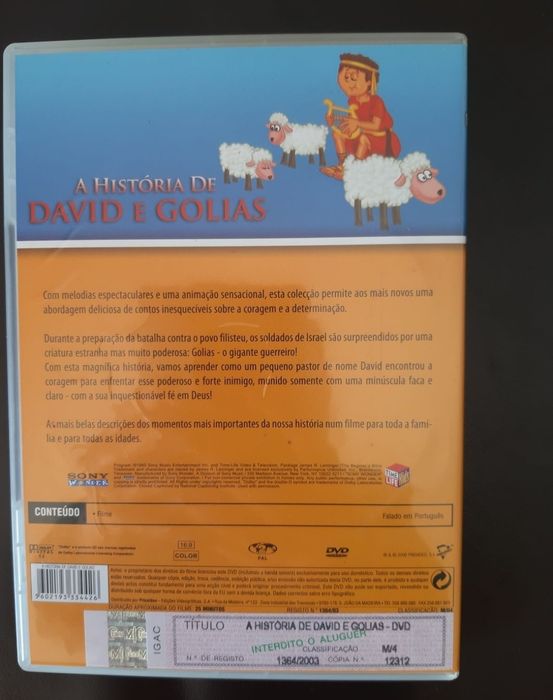 DVD 1= 2€, quaisquer 3 = 5€