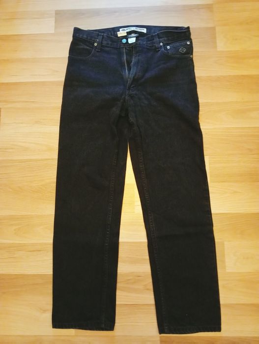 Harley Davidson spodnie jeans czarne
